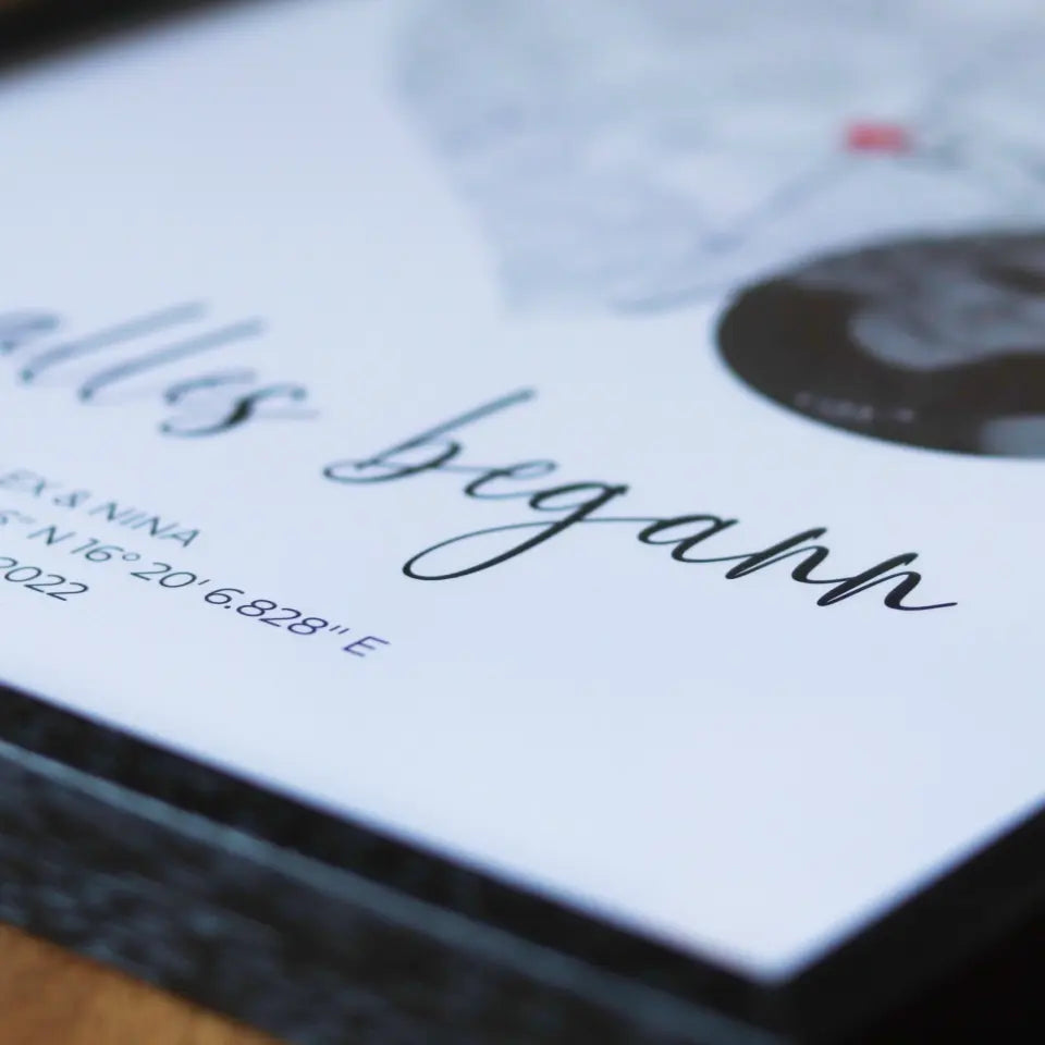 "ZWEI STÄDTE EINE LIEBE" Poster Bild