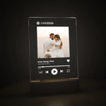 Spotify Song Acrylglas mit LED